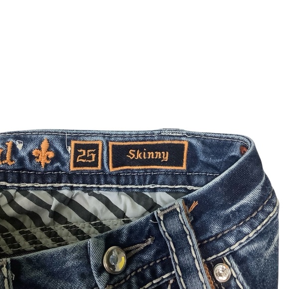 Rock Revival Kerry Skinny Jeans Sz 25 - Picture 7 of 9
